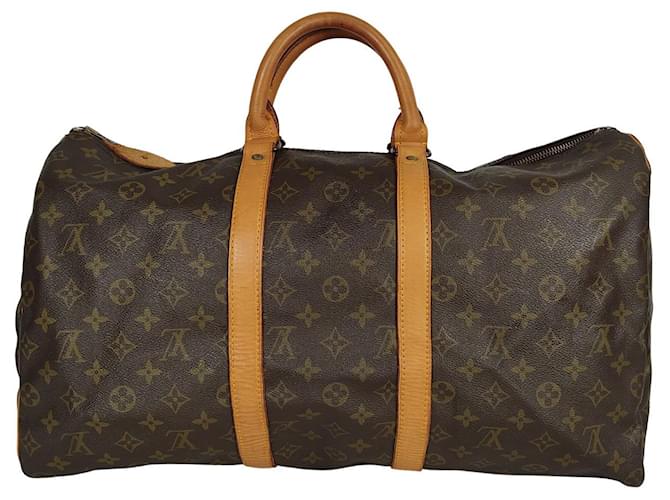 Louis Vuitton Keepall 50 Monogram travel bag Brown  ref.785439