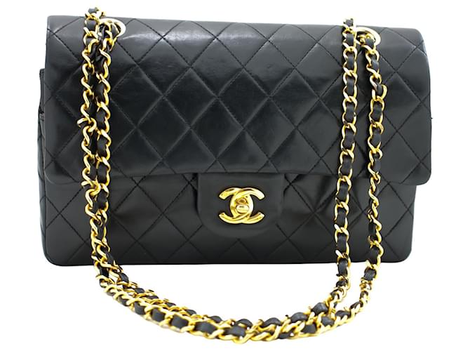 Chanel Timeless Black Leather  ref.786008