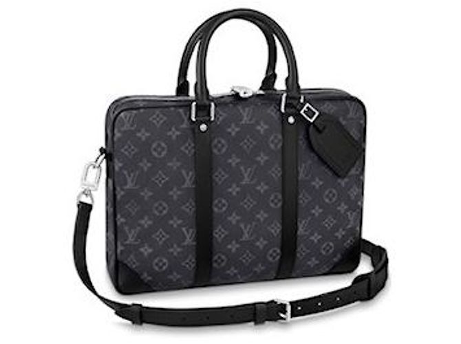Louis Vuitton LV Porte-Document Voyage PM Preto