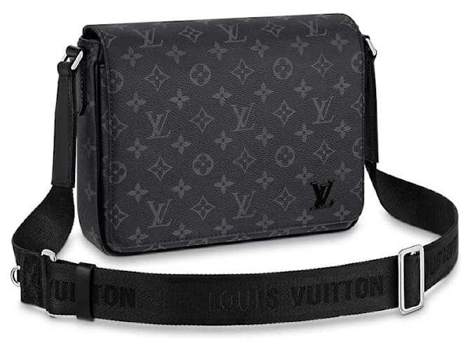 Louis Vuitton Eclipse do PM do distrito de LV Preto  ref.786028