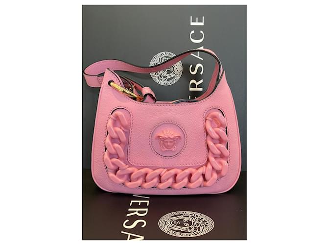bag versace new Rosa Pelle  ref.786078
