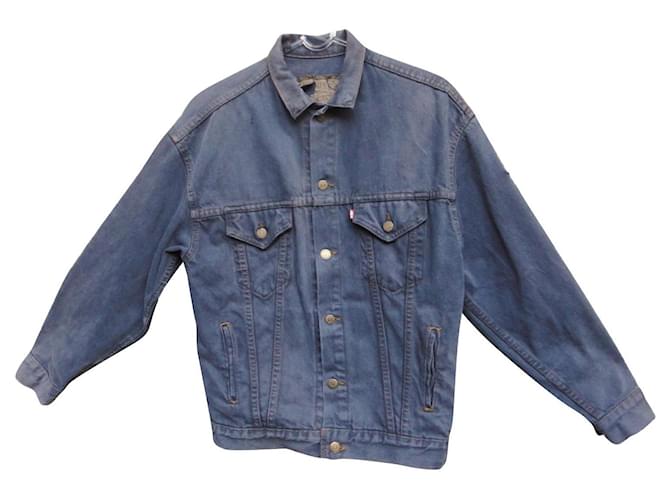 Levi's denim jacket size XL Blue Cotton  ref.786173