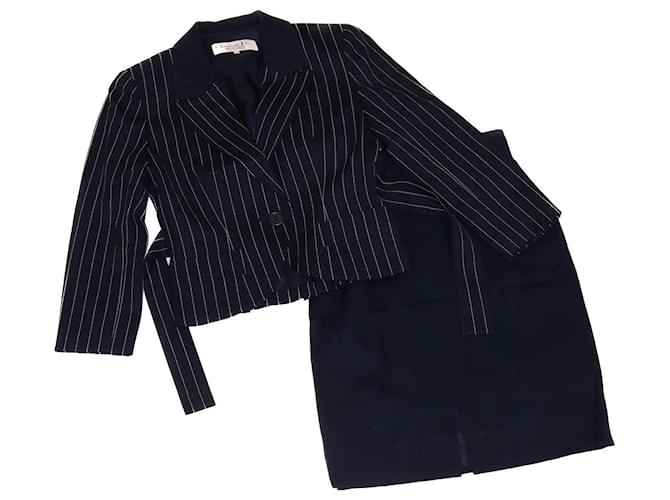 Christian Dior setup Camisa algodão 7 Autenticação da Marinha 35594 Azul marinho  ref.786400