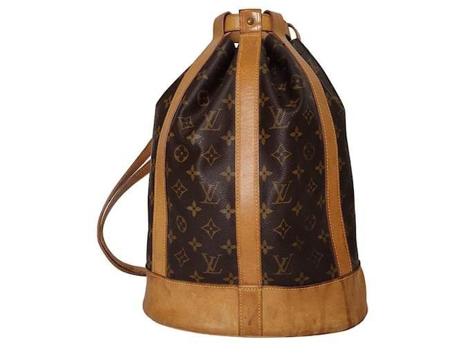 Louis Vuitton Randonnée monogram backpack Brown ref.786521 - Joli