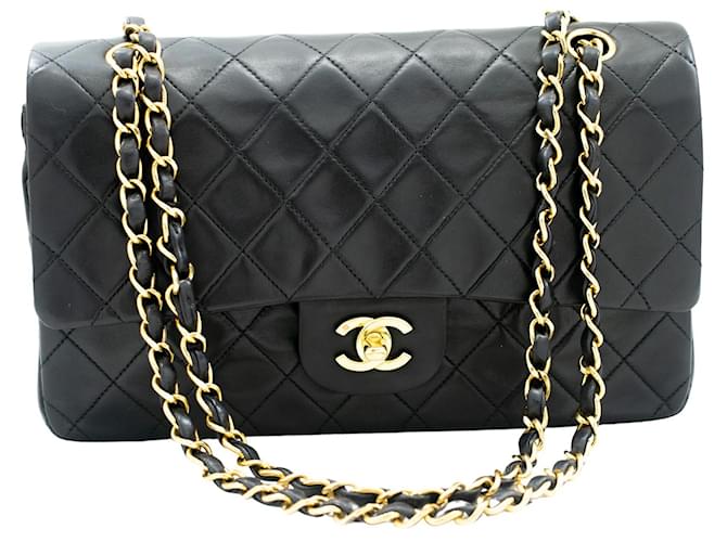 Chanel Timeless Black Leather  ref.786600
