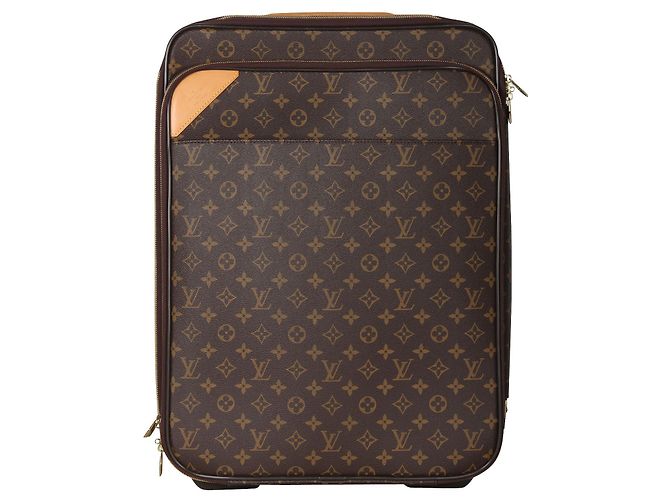 Louis Vuitton Suitcase Pegase 55 in Monogram Canvas  Brown