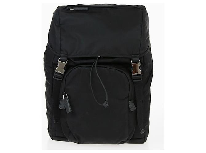 Prada backpack nylon Black  ref.787210