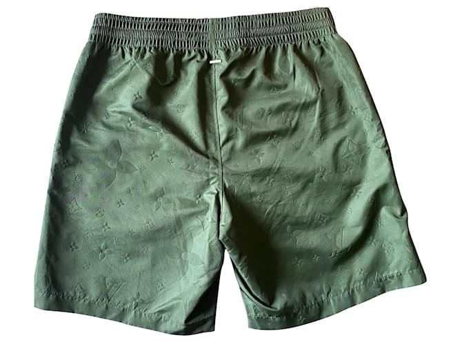 pantalones cortos louis vuitton Caqui Algodón ref.787525 - Joli Closet