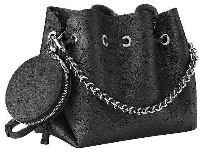 Louis Vuitton LV Bella Mahina-Leder Schwarz
