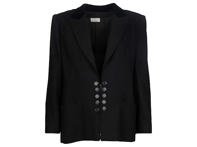 Valentino Black Jacket Wool  ref.787774