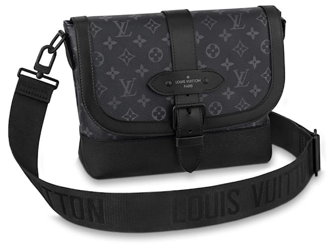 Louis Vuitton LV saumur messenger bag new Black  ref.788041