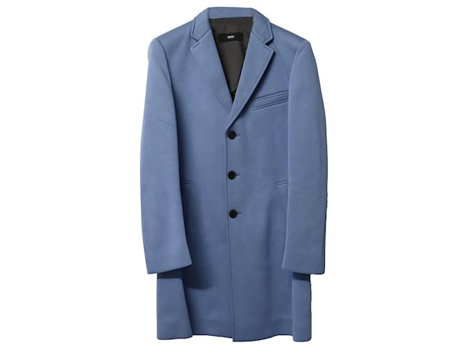 Boss by Hugo Boss Coat in Light Blue Viscose Cellulose fibre  ref.788375