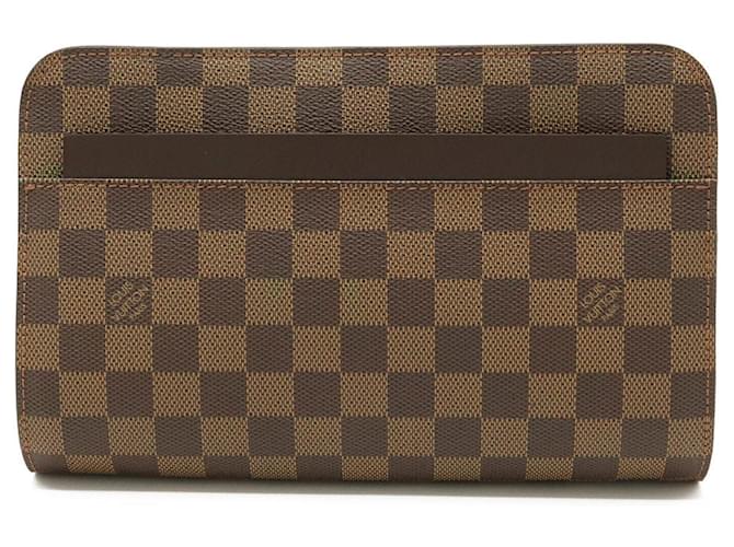 Louis Vuitton Pochette Kasai Brown Cloth  ref.788793