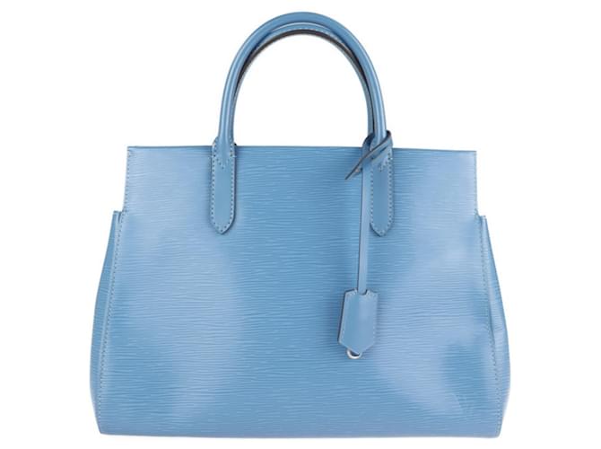 Louis Vuitton Marly Azul Cuero  ref.788850