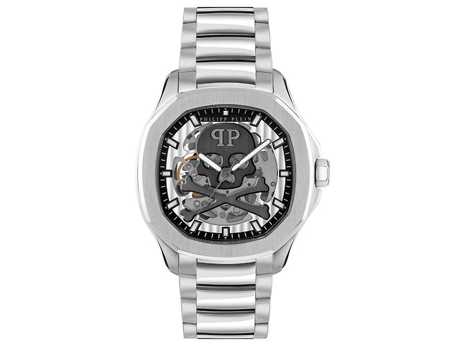 Relógio Automático Philipp Plein $keleton $pectre Prata Metálico