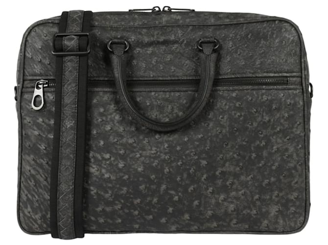 Bottega Veneta Crossbody Briefcase Grey  ref.789406