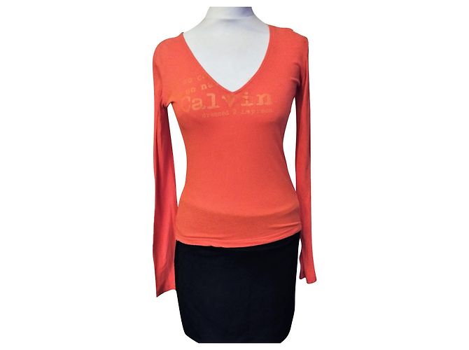 CALVIN KLEIN OBERTEIL TRENDIG U TURN SO COOL SO NATÜRLICH SO ICH TXS ODER T36 Orange