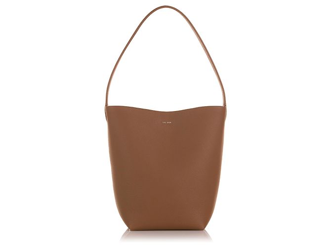 The Row Brown Medium N/S Park Tote
