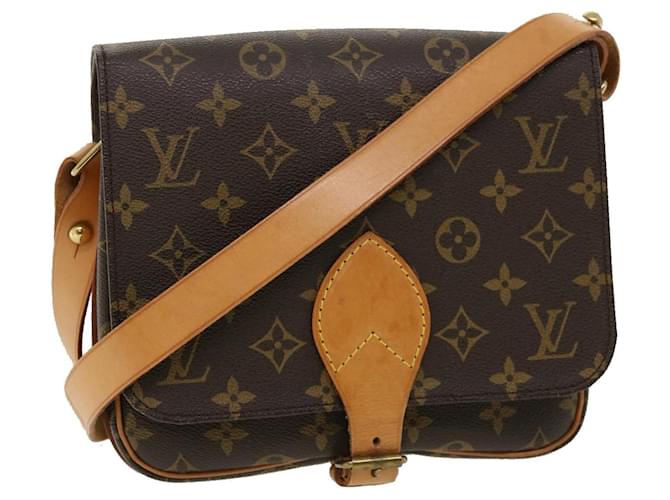 LOUIS VUITTON Monogram Cartouchiere MM Shoulder Bag M51253 LV Auth am3663 Cloth  ref.790424