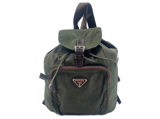 Mochila Prada de Nylon Verde