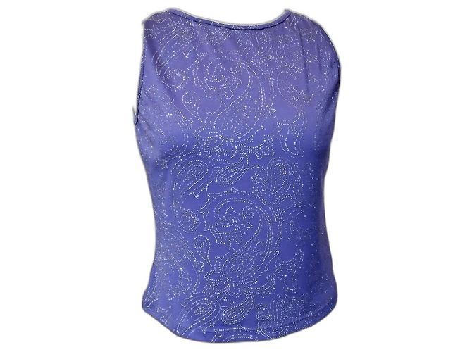 VERSACE TOP ARABESQUES MINI DIAMS RAINBOW TM ODER T 36/38 Lila