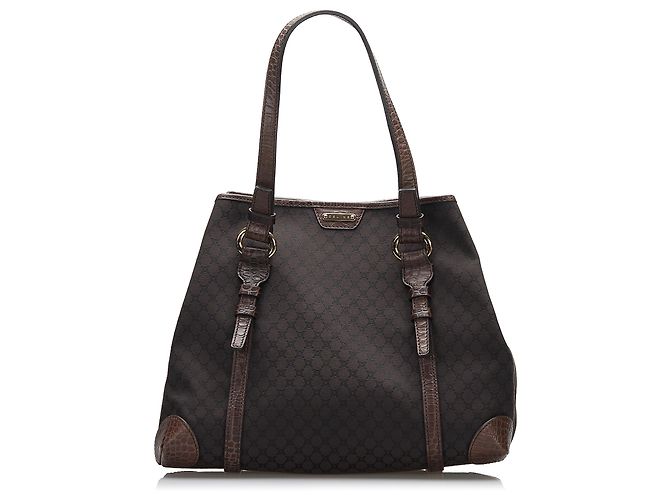 Céline Celine Borsa nera in macadam Nero