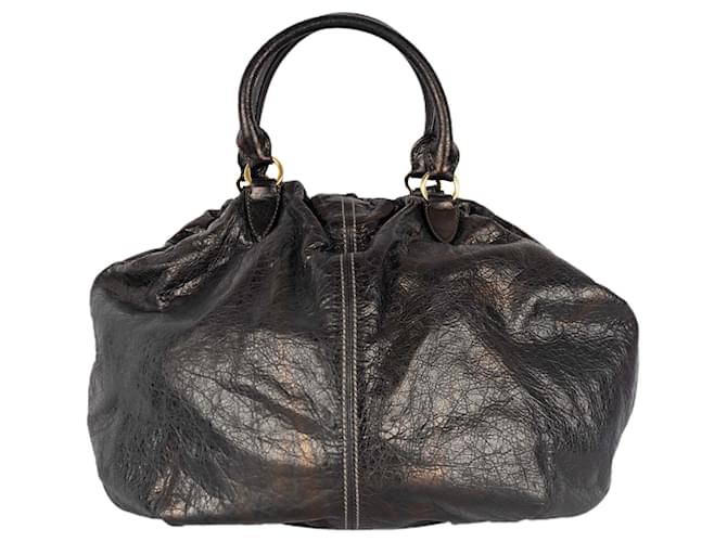 Miu Miu Distressed Hobo Bag