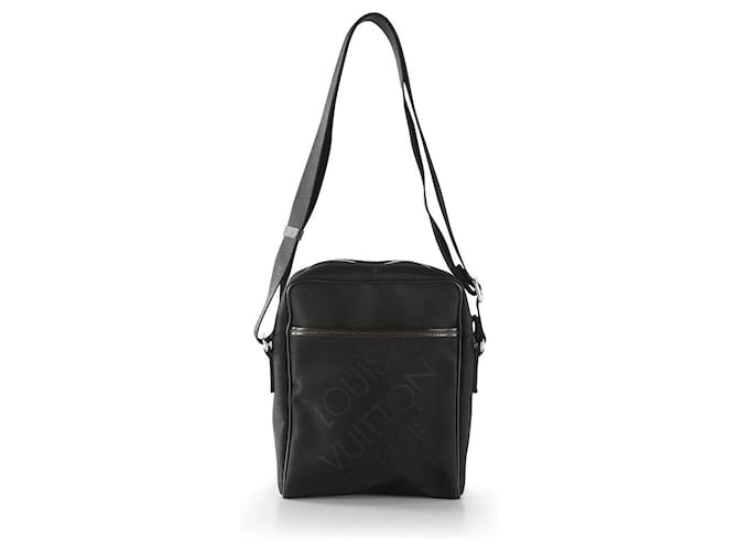 Louis Vuitton Black Damier Geant Canvas Citadin Messenger Bag Cloth  ref.790860