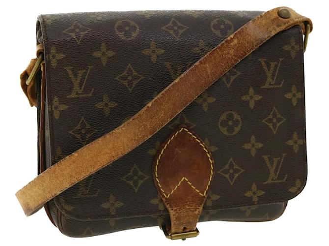 LOUIS VUITTON Monogram Cartouchiere MM Shoulder Bag M51253 LV Auth am3671 Cloth  ref.791033