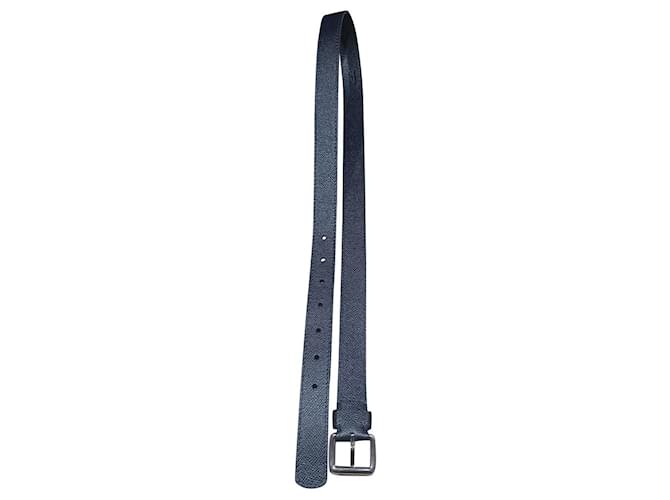Louis Vuitton Belts Black Leather  ref.791065
