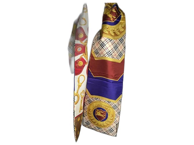 BURBERRY - IMBOTTITA 100% soie Multicolore