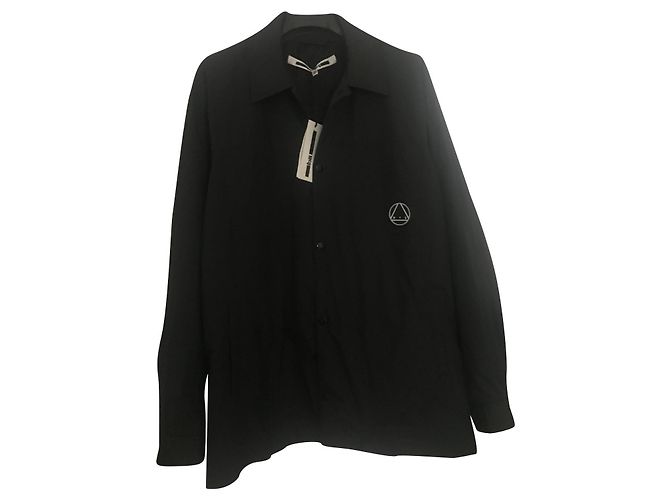Jaqueta Quebra-vento Mcq Preta de Poliéster Preto
