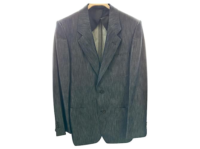 Yves Saint Laurent Sartorial denim blazer jacket Blue  ref.791186