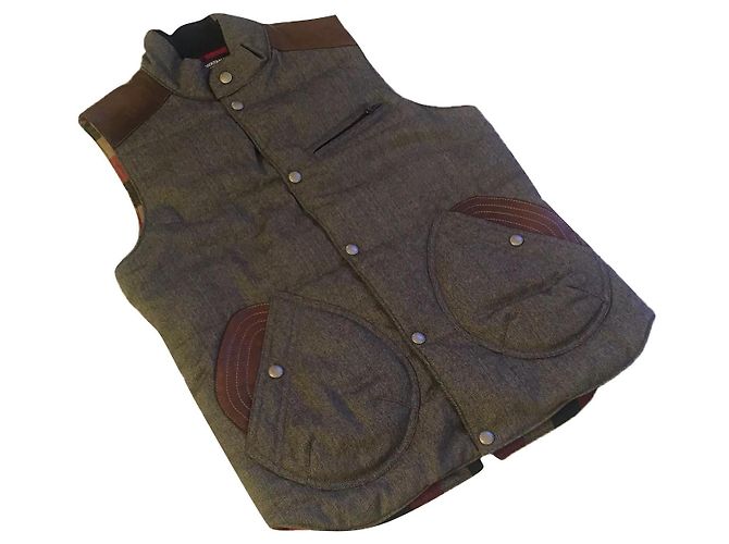 Junya Watanabe Man Wool Leather Vest Multiple colors