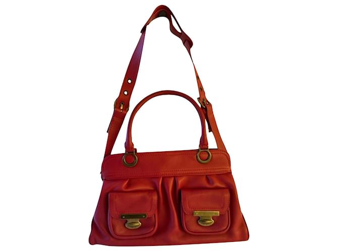 MARC JACOBS 2WAY bag Red Leather  ref.791470
