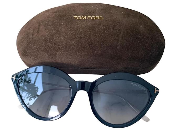 Tom Ford Lunettes de soleil Plastique Noir  ref.791477