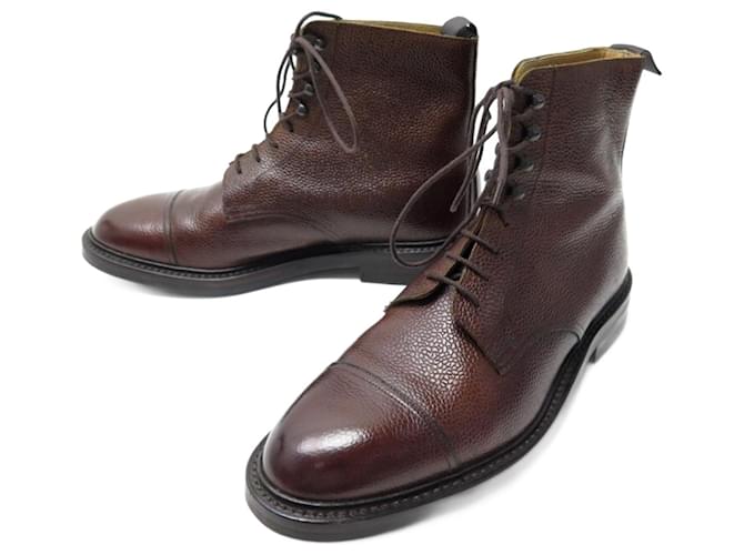 Autre Marque NEW CROCKETT & JONES CONISTON SHOES 28637 8.5E 42.5 Ankle leather boots Brown  ref.791559