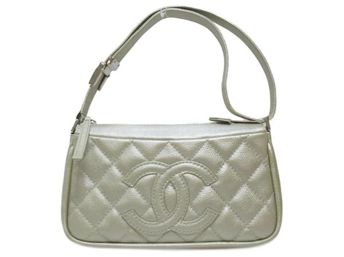 Chanel CC Timeless Shoulder Bag Golden Leather  ref.791703