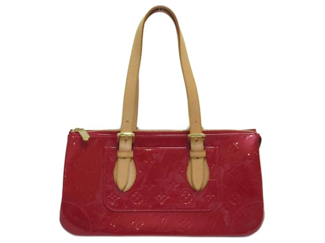 Louis Vuitton Monogram Vernis Rosewood Avenue M93510 Red Leather Enamel  ref.913332 - Joli Closet