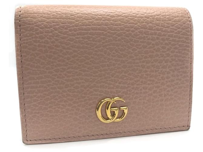 Shop GUCCI Leather card case wallet (456126) by ksgarden