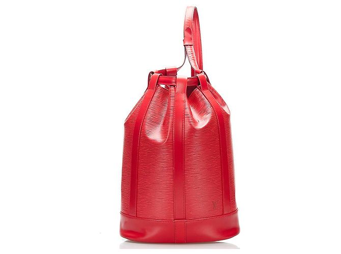 Randonnee Louis Vuitton Epi Randonnée PM Vermelho