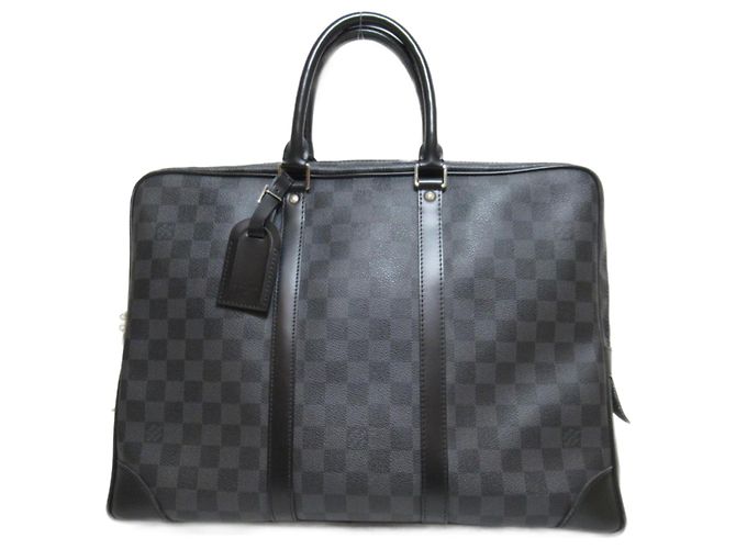 Louis Vuitton Damier Graphite Porte-Documents Voyage N41125 Noir