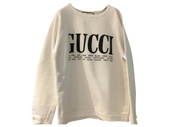 Gucci Sweat White Cotton  ref.791976