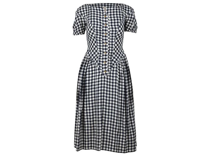 Vivienne Westwood Kariertes Midikleid