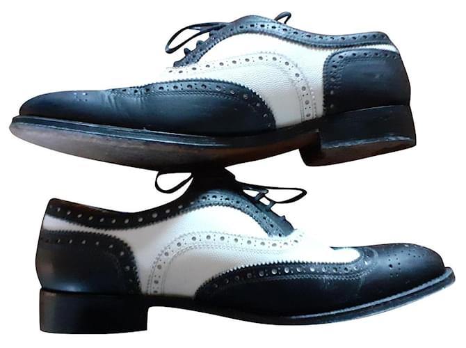 Church's Church chetwind 38,5 IT Dark blue Leather  ref.792101