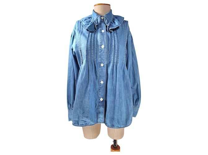 See by Chloé Tops Blue Cotton Denim  ref.792535
