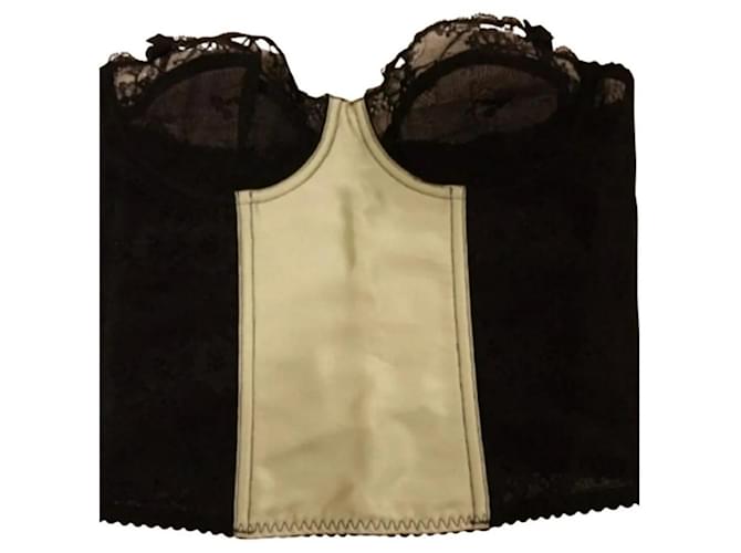 Burberry lace and silk bustier corset  ref.792918
