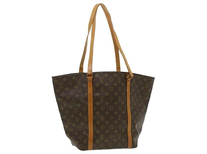 Louis Vuitton Sac Shopping Brown Cloth  ref.793130