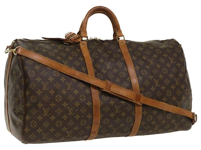 Louis Vuitton Keepall 50 Brown Cloth  ref.793168