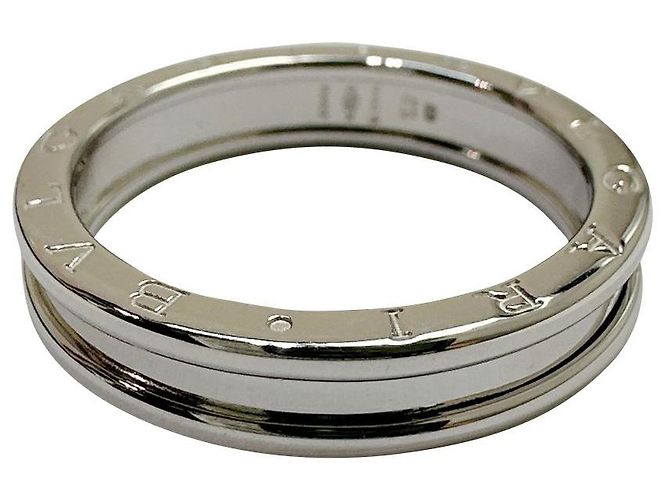 Bulgari b.Zero1 ANEL DE OURO BRANCO Bvlgari Prata
